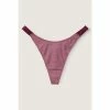Victorias Secret PINK Victoria's Secret PINK Rich Maroon High Leg Logo Thong