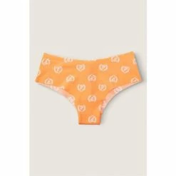 Victorias Secret PINK Victoria's Secret PINK No Show Cheeky Underwear Citrus Orange Seal