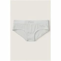 Victorias Secret PINK Victoria's Secret PINK Logo Hipster Panty Grey Tint With Diamantes -Victoria's Secret PINK Shop unnamed file 1162