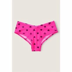 Victorias Secret PINK Victoria's Secret PINK Atomic Pink Hearts Cotton Cheekster Underwear