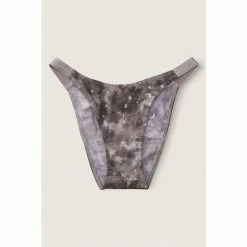 Victorias Secret PINK Victoria's Secret PINK Purple Mist Constellation Print High Leg Logo Bikini