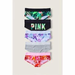 Victorias Secret PINK Victoria's Secret PINK 5 Multipack Logo Hipster Panty