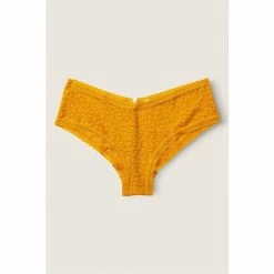 Victorias Secret PINK Victoria's Secret PINK Wear Everywhere Lace Cheeky Panty Golden Mustard