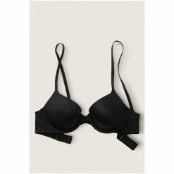 Victorias Secret PINK Victoria's Secret PINK Wear Everywhere T-Shirt Lightly Lined Bra Pure Black -Victoria's Secret PINK Shop unnamed file 1513