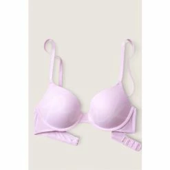 Victorias Secret PINK Victoria's Secret PINK Wear Everywhere T-Shirt Lightly Lined Bra Delicate Violet Logo -Victoria's Secret PINK Shop unnamed file 1562