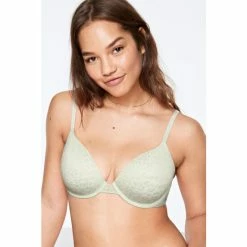 Victorias Secret PINK Victoria's Secret PINK Wear Everywhere T-Shirt Lightly Lined Bra Heather Charcoal Grey