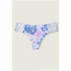 Victorias Secret PINK Victoria's Secret PINK Arctic Ice No Show Lace Trim Thong Panty -Victoria's Secret PINK Shop unnamed file 161