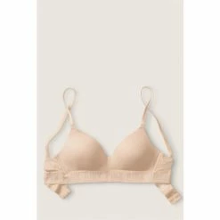 Victorias Secret PINK Victoria's Secret PINK Wear Everywhere Wireless Lightly Lined Heather Charcoal Script -Victoria's Secret PINK Shop unnamed file 1623