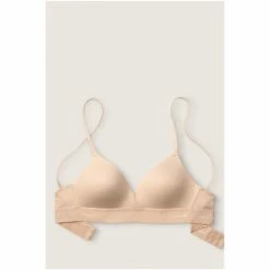 Victorias Secret PINK Victoria's Secret PINK Wear Everywhere Wireless Lightly Lined Heather Charcoal Script -Victoria's Secret PINK Shop unnamed file 1626