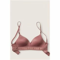 Victorias Secret PINK Victoria's Secret PINK Wear Everywhere Wireless Lightly Lined Heather Charcoal Script -Victoria's Secret PINK Shop unnamed file 1627