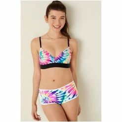 Victorias Secret PINK Victoria's Secret PINK Wear Everywhere Wireless Lightly Lined Heather Charcoal Script -Victoria's Secret PINK Shop unnamed file 1632