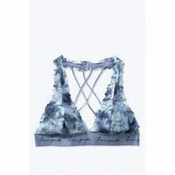 Victorias Secret PINK Victoria's Secret PINK Lace Strappy Back Halter Blue Smoke -Victoria's Secret PINK Shop unnamed file 1644