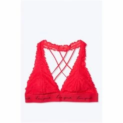 Victorias Secret PINK Victoria's Secret PINK Lace Strappy Back Halter Blue Smoke -Victoria's Secret PINK Shop unnamed file 1651