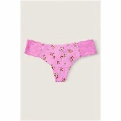 Victorias Secret PINK Victoria's Secret PINK Arctic Ice No Show Lace Trim Thong Panty -Victoria's Secret PINK Shop unnamed file 167