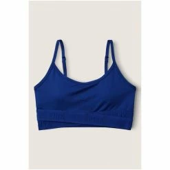 Victorias Secret PINK Victoria's Secret PINK Beaming Blue Ultimate Lightly Lined V Crossover Sports Bra -Victoria's Secret PINK Shop unnamed file 1710