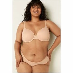 Victorias Secret PINK Victoria's Secret PINK Wear Everywhere T-Shirt Lightly Lined Bra Nude -Victoria's Secret PINK Shop unnamed file 1724