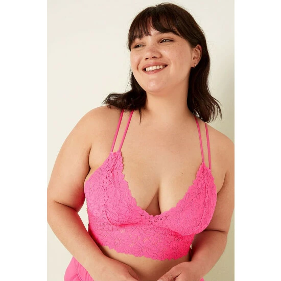 Victorias Secret PINK Victoria's Secret PINK Lace Longline Bralette 1 Victorias Secret PINK Victoria's Secret PINK Lace Longline Bralette