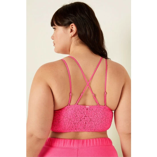 Victorias Secret PINK Victoria's Secret PINK Lace Longline Bralette 2 Victorias Secret PINK Victoria's Secret PINK Lace Longline Bralette - Image 2