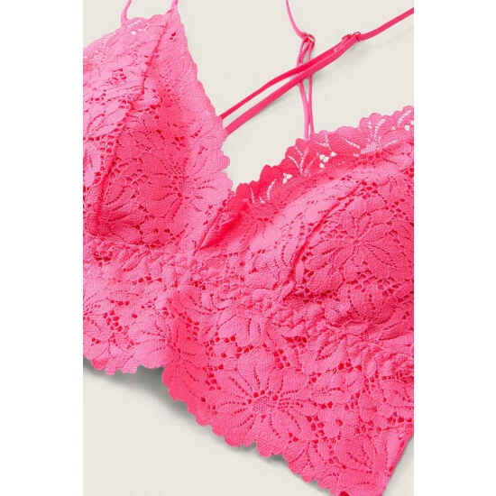 Victorias Secret PINK Victoria's Secret PINK Lace Longline Bralette 4 Victorias Secret PINK Victoria's Secret PINK Lace Longline Bralette - Image 4