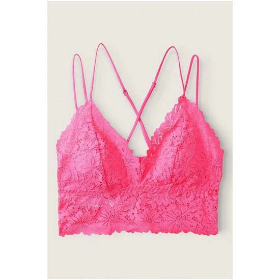 Victorias Secret PINK Victoria's Secret PINK Lace Longline Bralette 5 Victorias Secret PINK Victoria's Secret PINK Lace Longline Bralette - Image 5