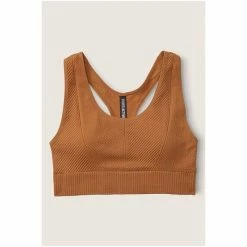 Victorias Secret PINK Victoria's Secret PINK Seamless Lightly Lined Gym Racerback Sports Bra