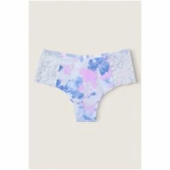 Victorias Secret PINK Victoria's Secret PINK No Show Lace Trim Cheekster Panty Coconut White Tie Dye -Victoria's Secret PINK Shop unnamed file 190