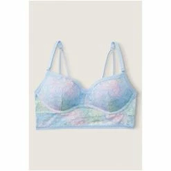 Victorias Secret PINK Victoria's Secret PINK Arctic Ice Blur Blue Lace Push Up Bralette -Victoria's Secret PINK Shop unnamed file 1904