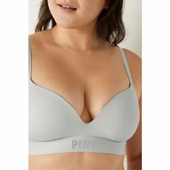 Victorias Secret PINK Victoria's Secret PINK Wear Everywhere Wireless PushUp Bra Grey Tint -Victoria's Secret PINK Shop unnamed file 2004