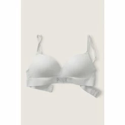 Victorias Secret PINK Victoria's Secret PINK Wear Everywhere Wireless PushUp Bra Grey Tint -Victoria's Secret PINK Shop unnamed file 2005