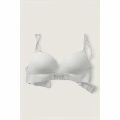 Victorias Secret PINK Victoria's Secret PINK Wear Everywhere Wireless PushUp Bra Grey Tint -Victoria's Secret PINK Shop unnamed file 2007