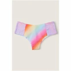 Victorias Secret PINK Victoria's Secret PINK No Show Lace Trim Cheeky Coral Cream -Victoria's Secret PINK Shop unnamed file 204