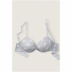 Victorias Secret PINK Victoria's Secret PINK Wear Everywhere Super PushUp Bra Classic Stormy Logo -Victoria's Secret PINK Shop unnamed file 2056