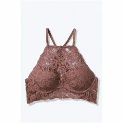 Victorias Secret PINK Victoria's Secret PINK Lace Highneck Bralette So Rosey -Victoria's Secret PINK Shop unnamed file 2088
