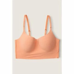 Victorias Secret PINK Victoria's Secret PINK Loungin' Scoop Bra Coral Cream -Victoria's Secret PINK Shop unnamed file 2111