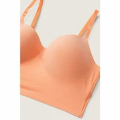 Victorias Secret PINK Victoria's Secret PINK Loungin' Scoop Bra Coral Cream -Victoria's Secret PINK Shop unnamed file 2112