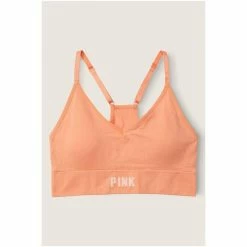 Victorias Secret PINK Victoria's Secret PINK Seamless Lightly Lined Sports Bra Blue Dawn -Victoria's Secret PINK Shop unnamed file 2135