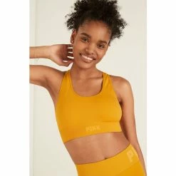 Victorias Secret PINK Victoria's Secret PINK Seamless Lightly Lined Gym Racerback Sports Bra