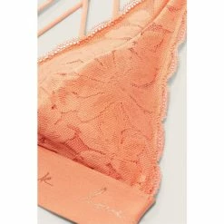 Victorias Secret PINK Victoria's Secret PINK Lace Halter Bralette Coral Cream -Victoria's Secret PINK Shop unnamed file 2195