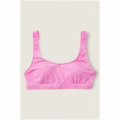 Victorias Secret PINK Victoria's Secret PINK Chalk Grey Loungin' Cotton Scoop Bralette -Victoria's Secret PINK Shop unnamed file 2253