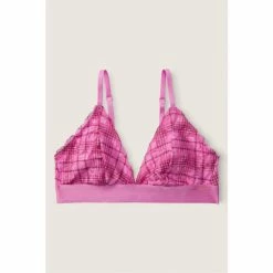 Victorias Secret PINK Victoria's Secret PINK Pink Bloom Plaid Lace Triangle Bralette 2 Victorias Secret PINK Victoria's Secret PINK Pink Bloom Plaid Lace Triangle Bralette -Victoria's Secret PINK Shop unnamed file 2335