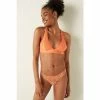 Victorias Secret PINK Victoria's Secret PINK Lace Halter Bralette Red Pepper
