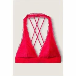 Victorias Secret PINK Victoria's Secret PINK Lace Halter Bralette Red Pepper -Victoria's Secret PINK Shop unnamed file 2366