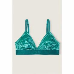 Victorias Secret PINK Victoria's Secret PINK Deep Lake Velvet Triangle Bralette -Victoria's Secret PINK Shop unnamed file 2380