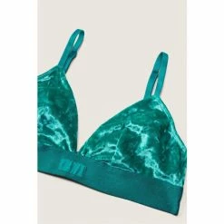 Victorias Secret PINK Victoria's Secret PINK Deep Lake Velvet Triangle Bralette -Victoria's Secret PINK Shop unnamed file 2381