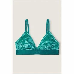 Victorias Secret PINK Victoria's Secret PINK Deep Lake Velvet Triangle Bralette -Victoria's Secret PINK Shop unnamed file 2382