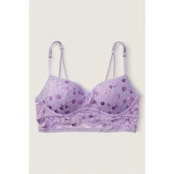 Victorias Secret PINK Victoria's Secret PINK Lavender Love Floral Lace Push Up Bralette -Victoria's Secret PINK Shop unnamed file 2391