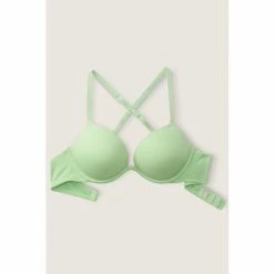 Victorias Secret PINK Victoria's Secret PINK Green Wear Everywhere T-Shirt Lightly Lined Bra -Victoria's Secret PINK Shop unnamed file 2399