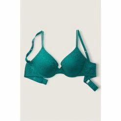 Victorias Secret PINK Victoria's Secret PINK Beaming Blue Shine Smooth Sparkle Strap Push Up Bra -Victoria's Secret PINK Shop unnamed file 2425