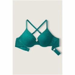 Victorias Secret PINK Victoria's Secret PINK Beaming Blue Shine Smooth Sparkle Strap Push Up Bra -Victoria's Secret PINK Shop unnamed file 2428