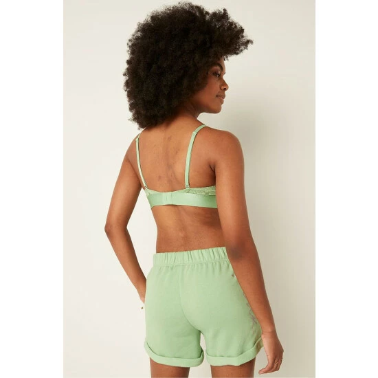 Victorias Secret PINK Victoria's Secret PINK Lace Triangle Bralette 2 Victorias Secret PINK Victoria's Secret PINK Lace Triangle Bralette - Image 2